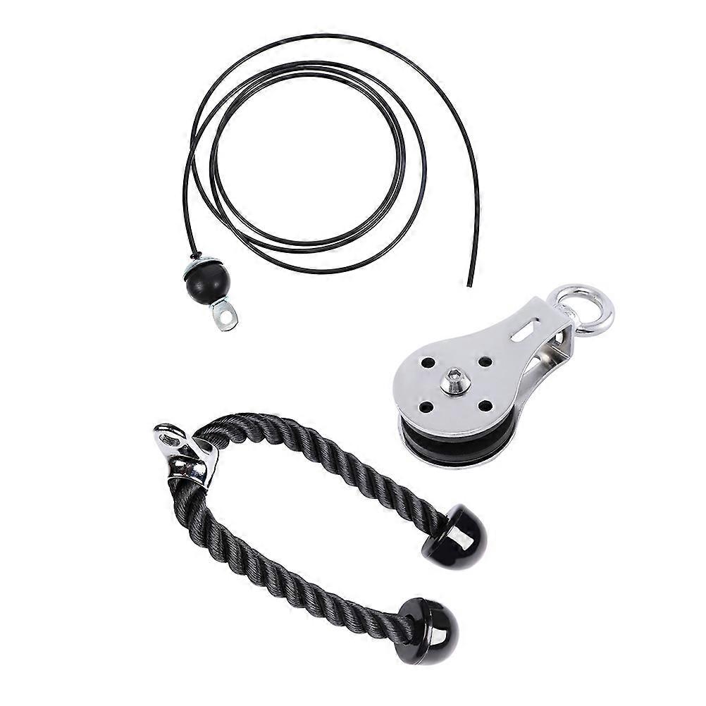 Adjustable Length Cable Crossover For Gym Fitness 27.6 Inch Multi-directional Muscle Training 3Pcs