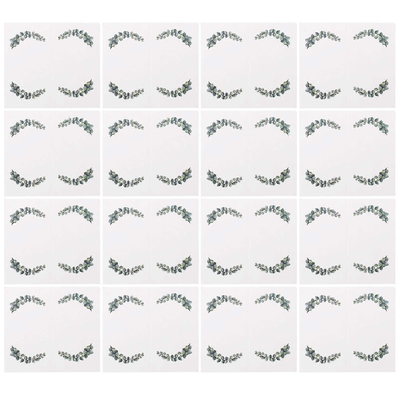 Simple Design Wedding Place Cards For Table Setting Name Tagging 3.5x4IN White 100Pcs