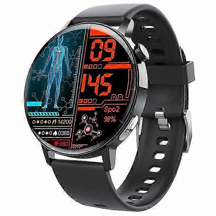F67 Pro ECG Reloj inteligente de monitoreo de azúcar úrico en sangre Reloj deportivo redondo de 1,41 pulgadas