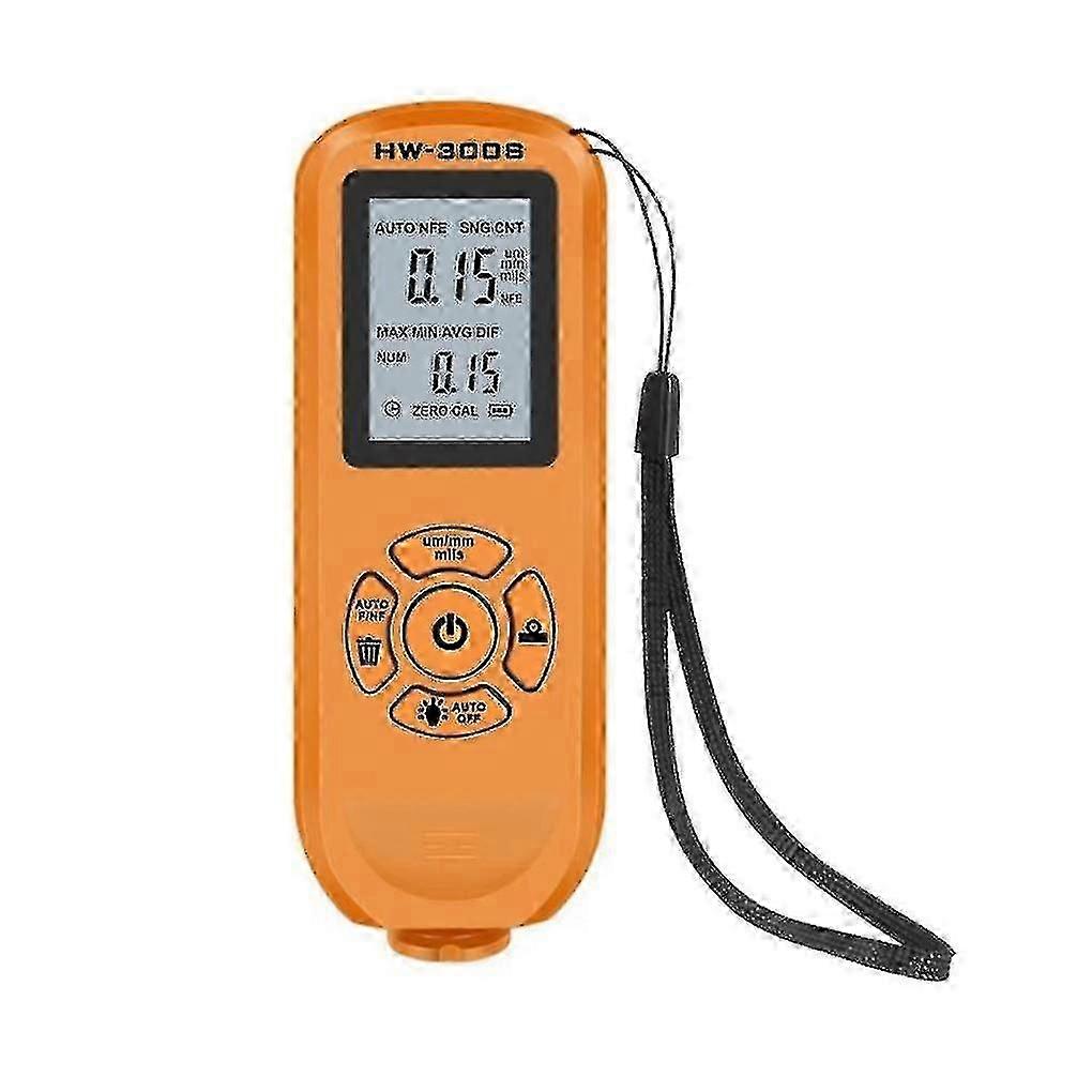 Digital Coating Thickness Gauge 0.01mm/1mil Thickness Meter&vertical Screen Lcd Display Calibration Hr
