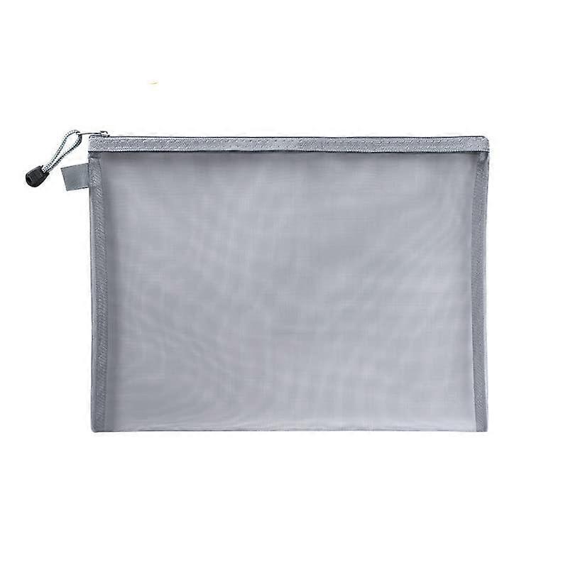 A5 Cosmetics Pouch Set of 10, Multi-Purpose Makeup Bags, Document Holders, Zippered Storage Pouches in Assorted Colors