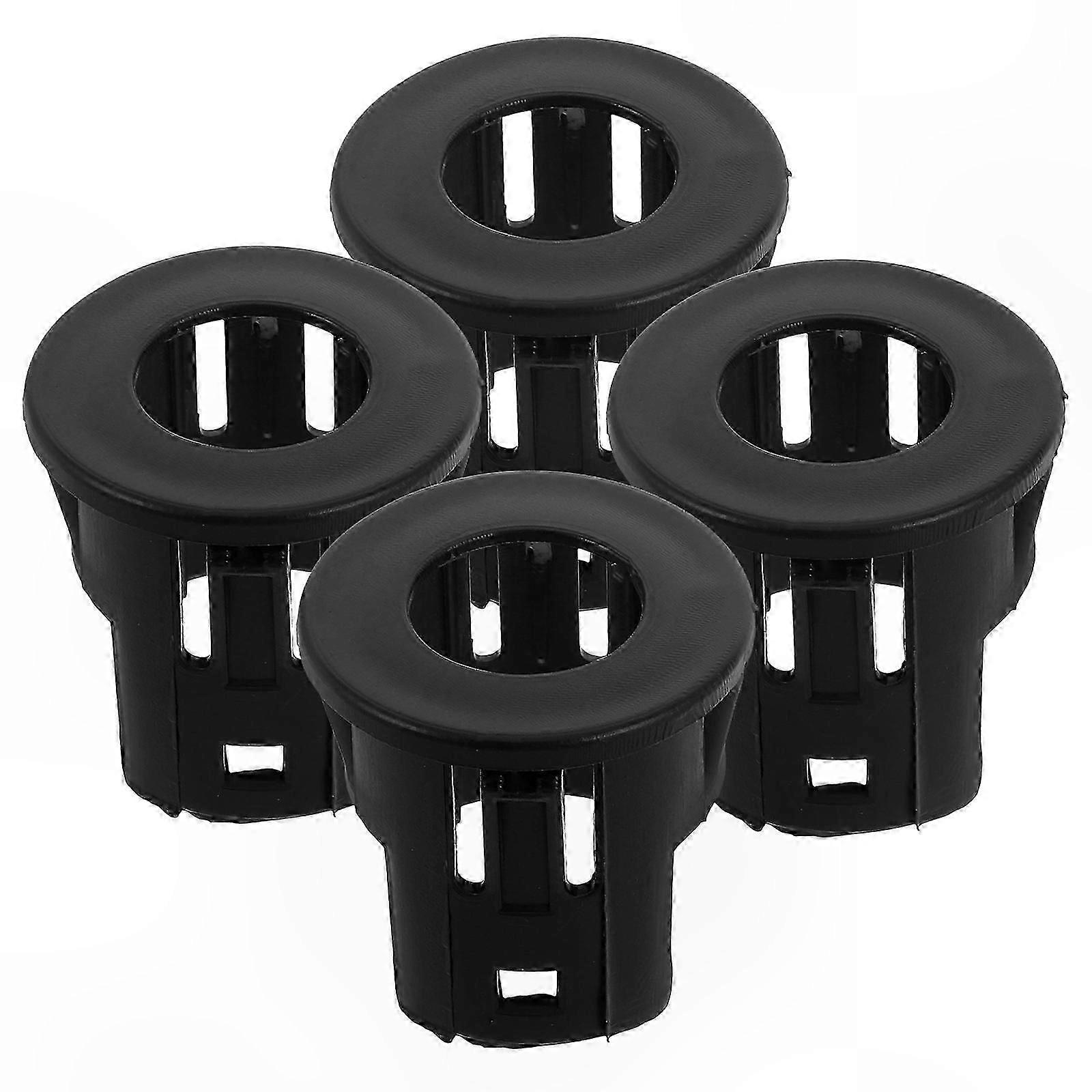 Enhanced Safety 4-Piece Black Obstacle Detection Sensor Mounting Kit for Vehicles