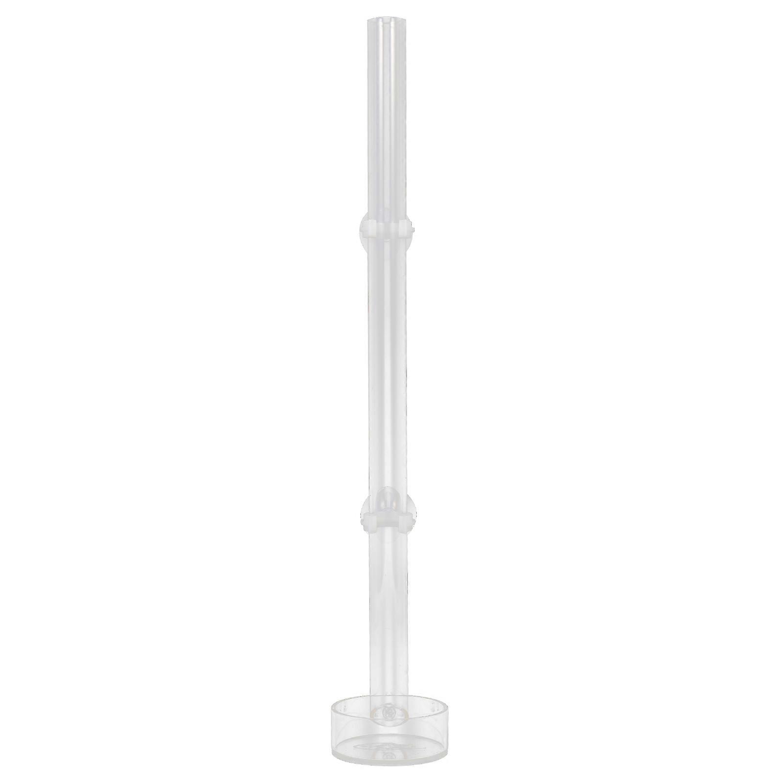 Professional Shrimp Feeder Tube For Shrimp Indoor Use Versatile Feeding System 37X2X2CM Transparent