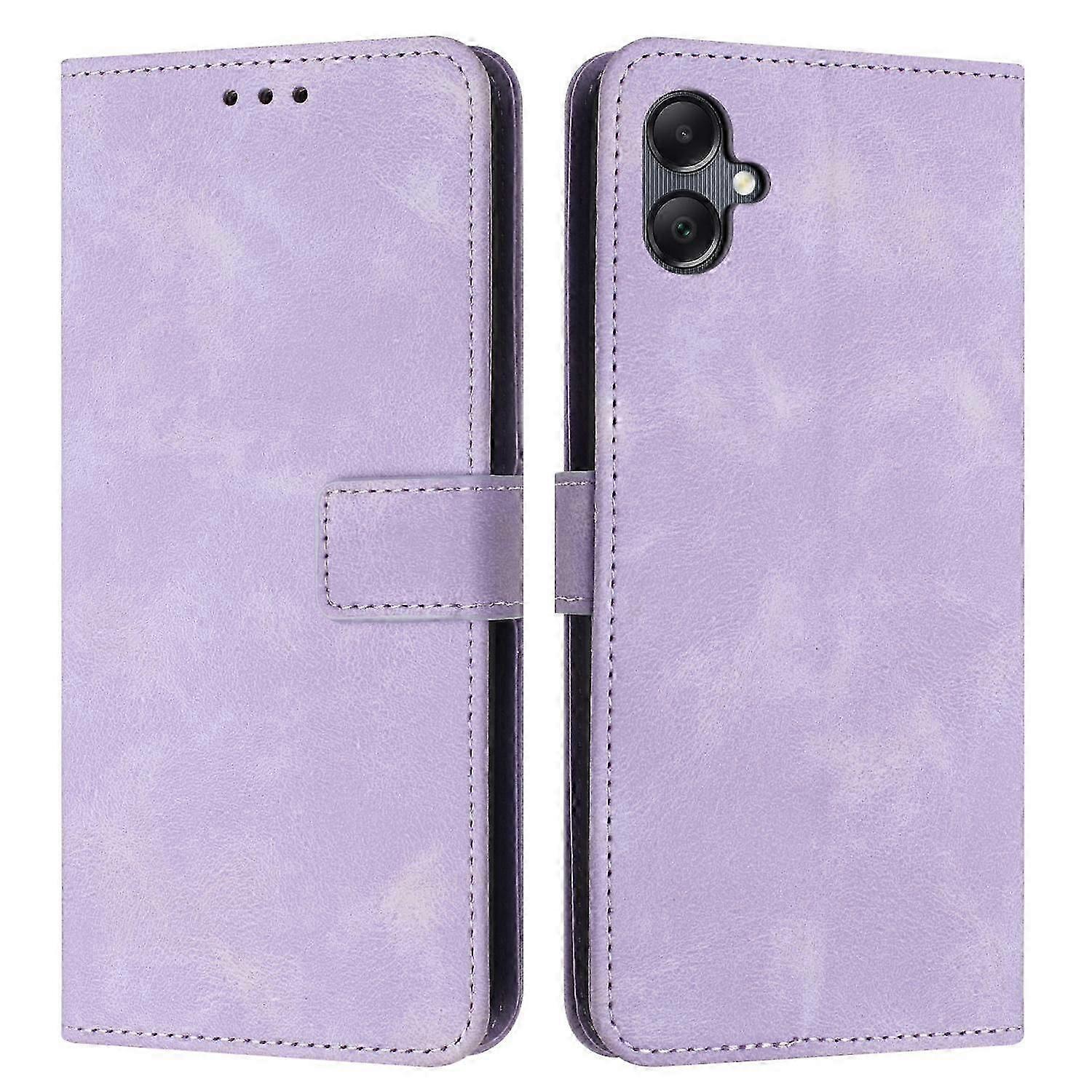 Wallet phone cover for Samsung Galaxy A06 in solid leather