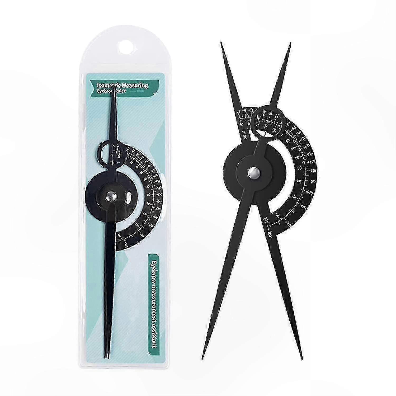 Brow Shaping Tool with Golden Ratio Guide for Precise Makeup Application