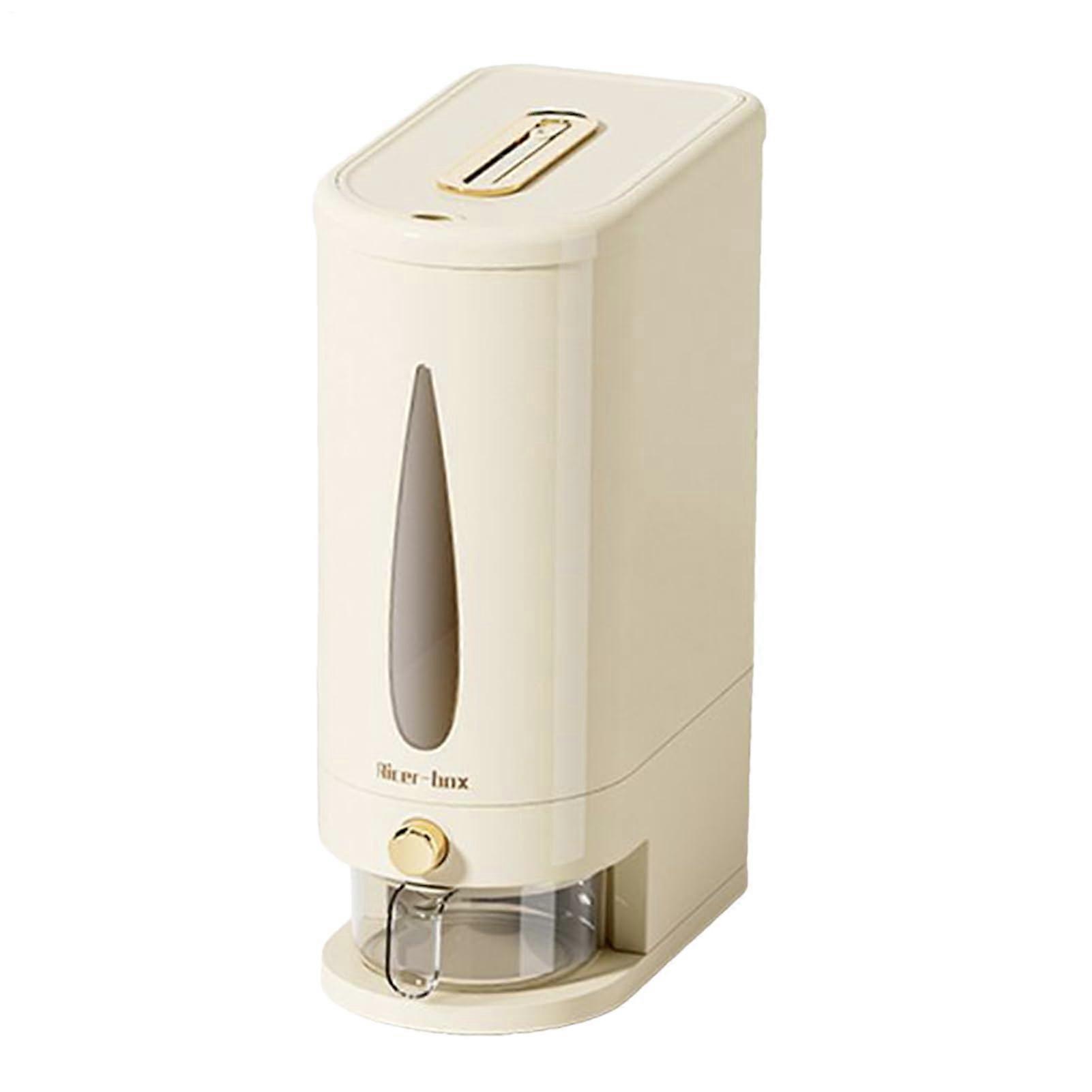 Rice Dispenser Moisture Proof Airtight Cereal Container With Measuring Cup