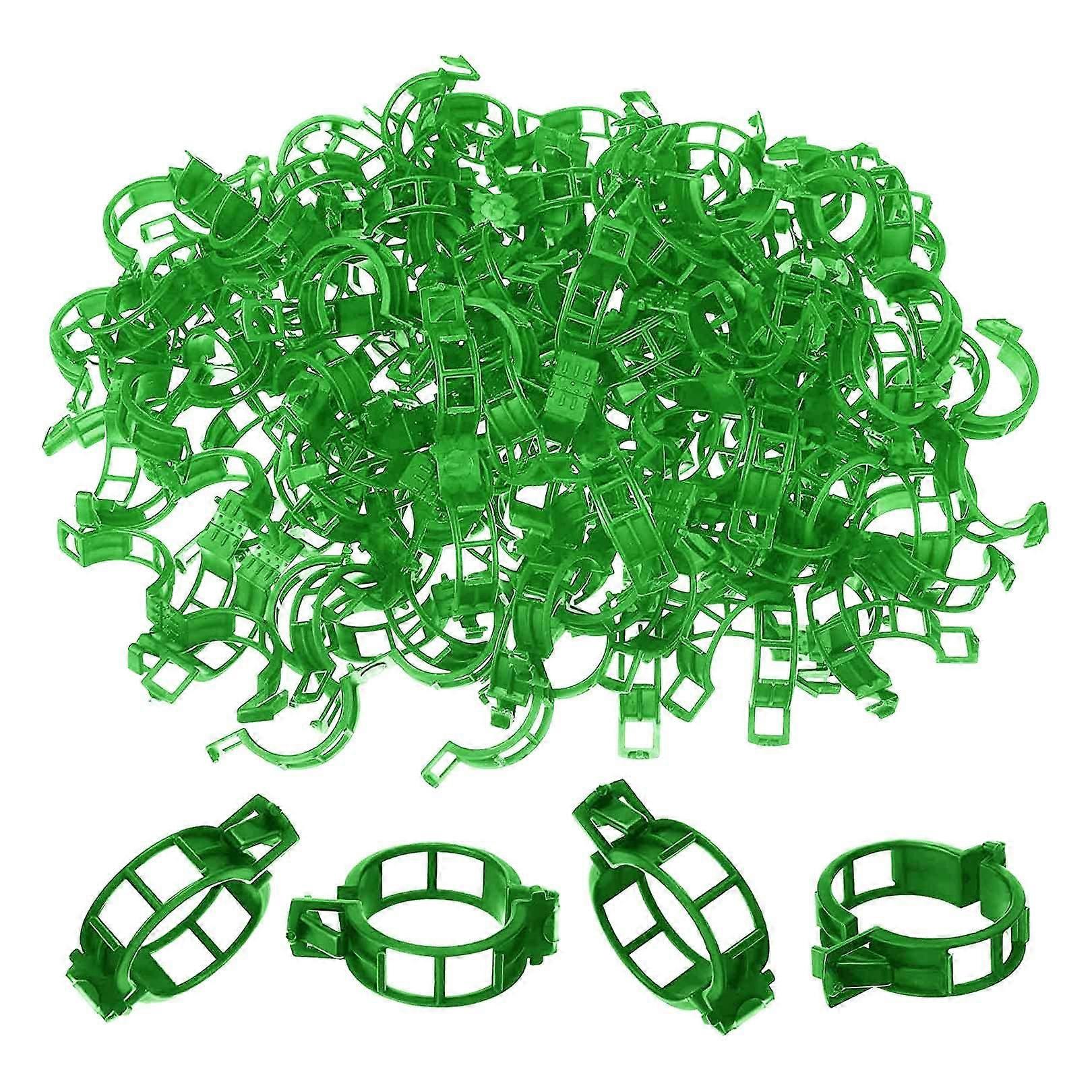 Tomato Plant Support Clips 100 Pcs for Garden Vine Stem Vegetables Cucumbers and Cage Fixing