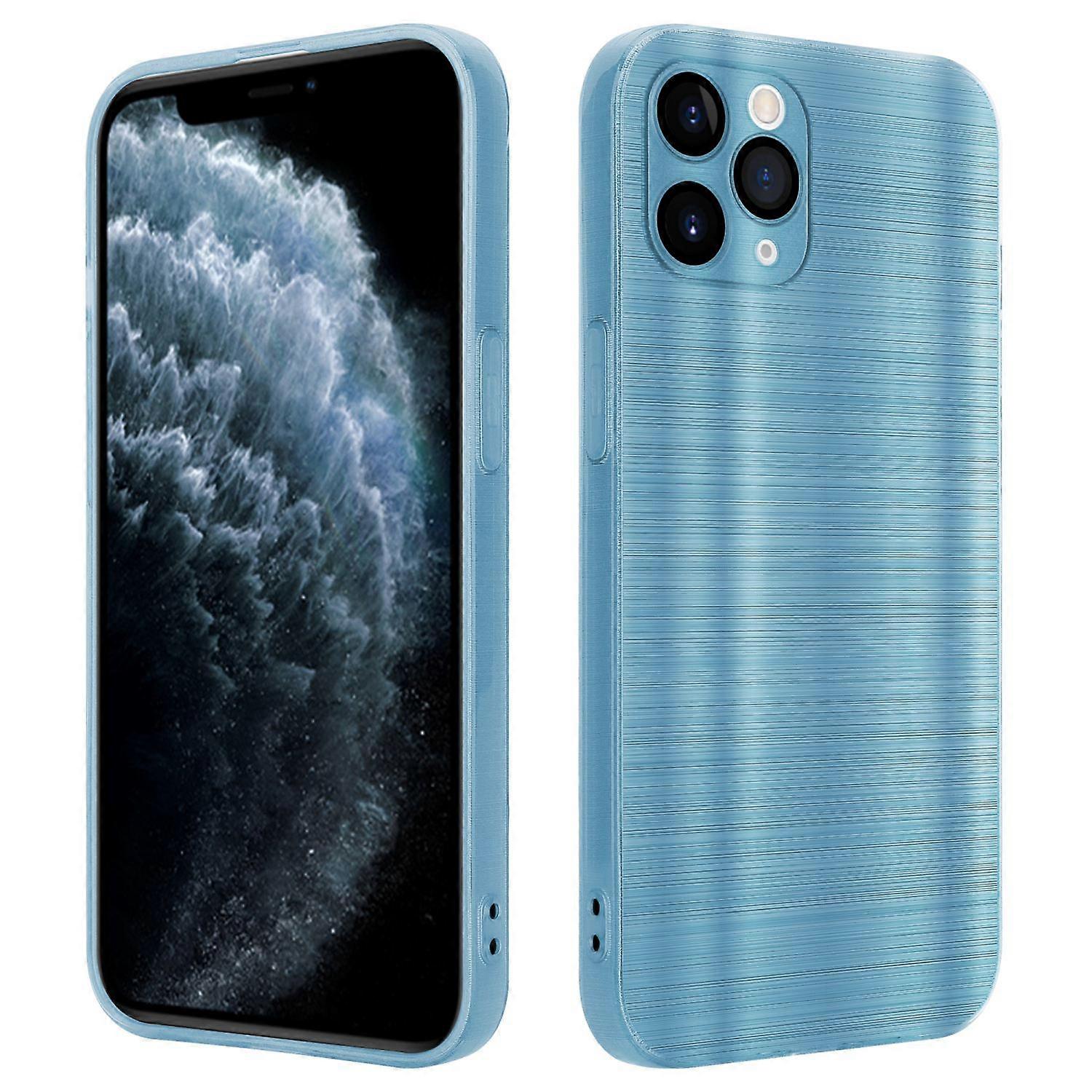 iPhone 11 PRO Protective Case - Brushed Design with Camera Protector