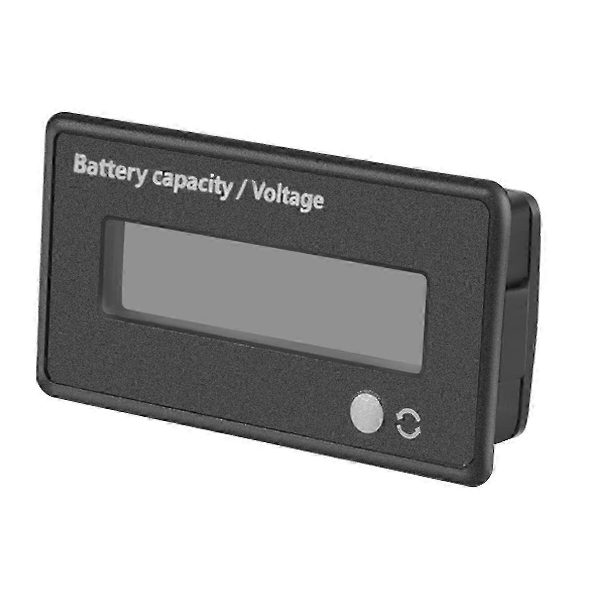 Battery Meter for Battery Capacity Voltage Monitoring - Works with DC 12/24/36/48/60/72/84V Batteries