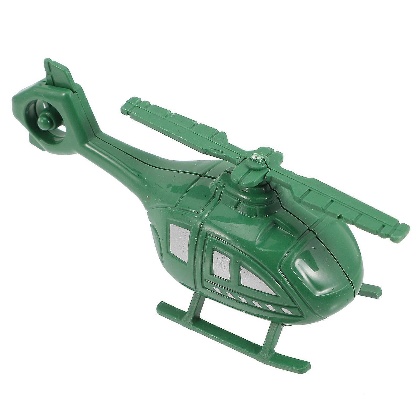 Helicopter Toy Helicopter Toy Military Theme Plastic Imagination Stimulation 25Pcs