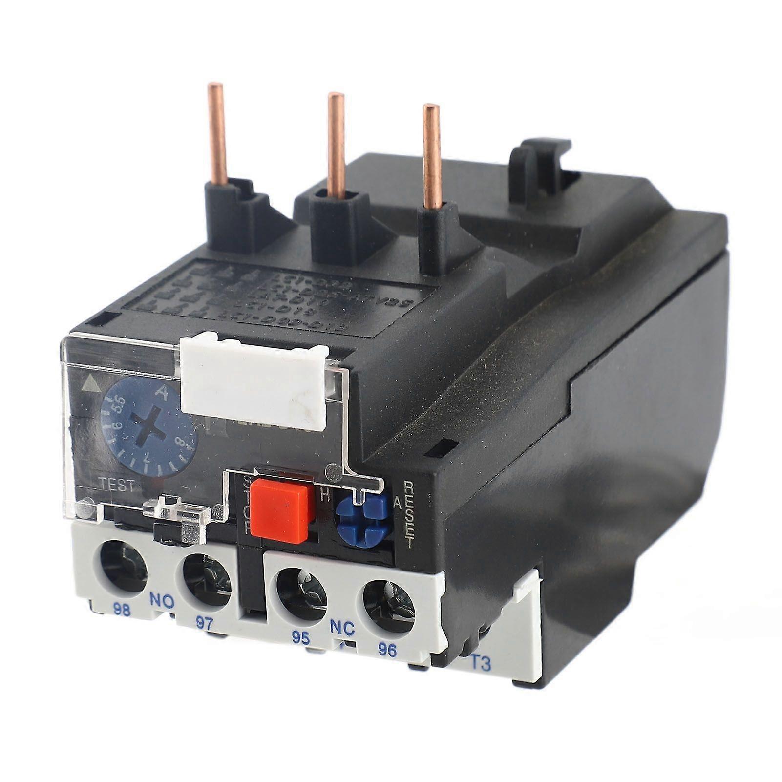 Thermal Overload Relay 5.5 To 8A 1 NO 1 NC Manual Automatic Reset Thermal Protector 750V
