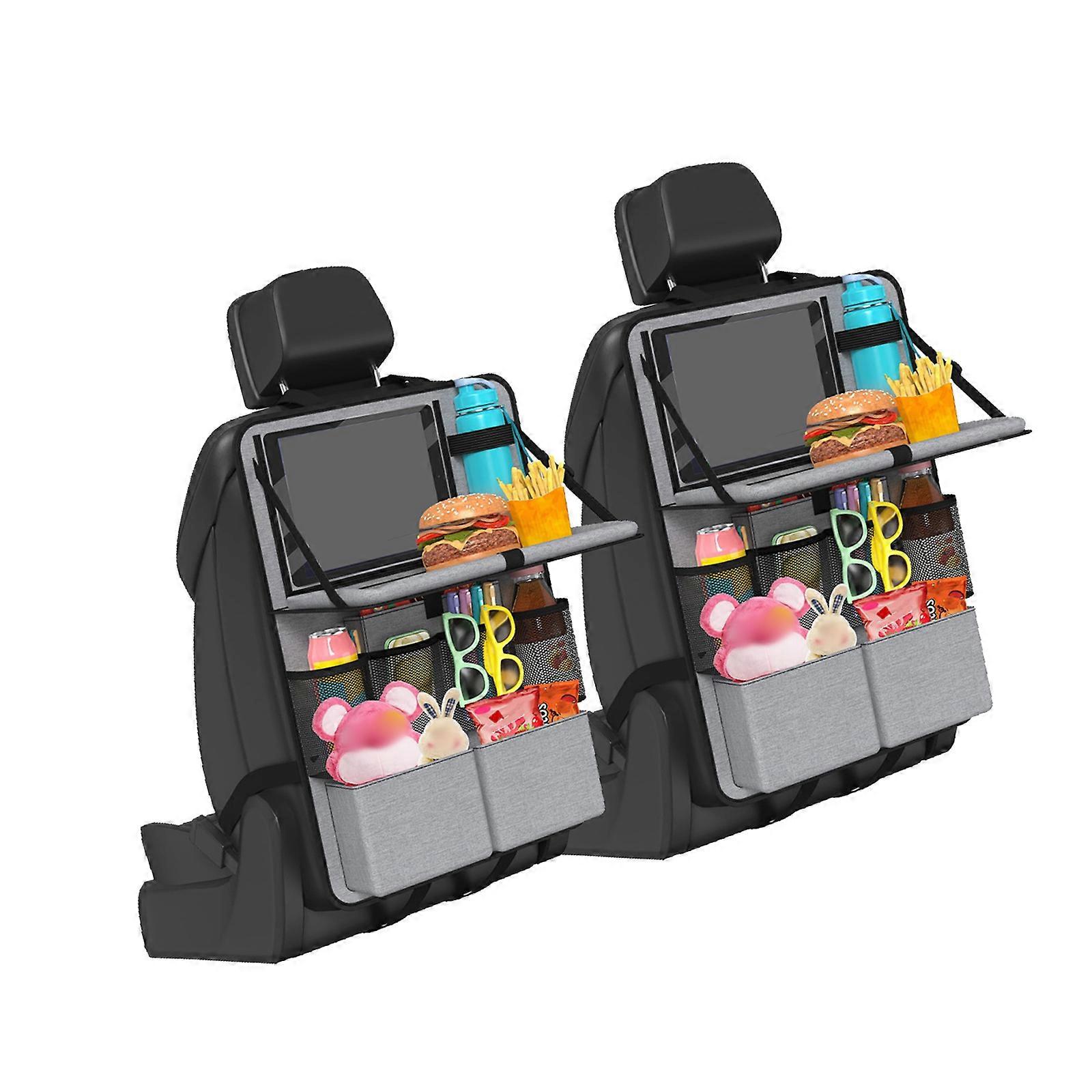 Multifunctional Vehicle Seat Storage Bag Hanging Organizers Leakproof Convenient Hook Attachment For Daily Commute Multicolor