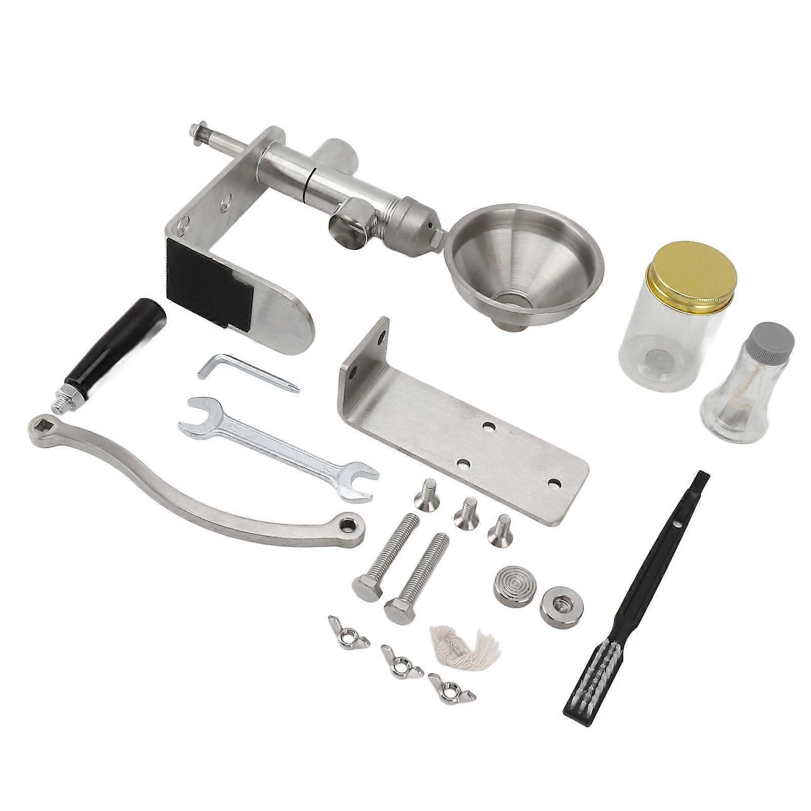 Manual Oil Press Machine Stainless Steel Easy Operation Cold Hot Press Easy to Clean Oil Maker for Nuts Seed Home