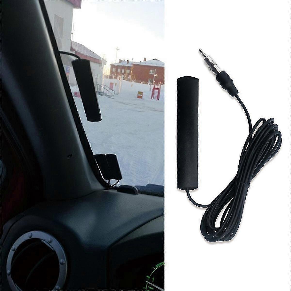 Universal 5m antenna amplifier for improving radio reception in vehicles