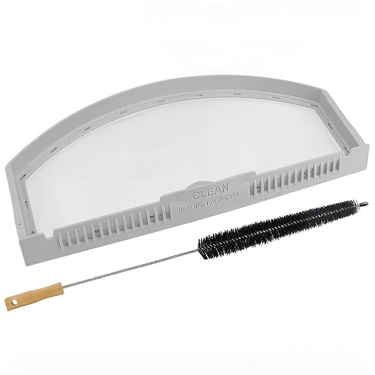WE03X23881 Dryer Lint Screen Filter with Cleaner Brush Replacement for / Dryer GTD65EBSJ3WS GTD33EASK0WW