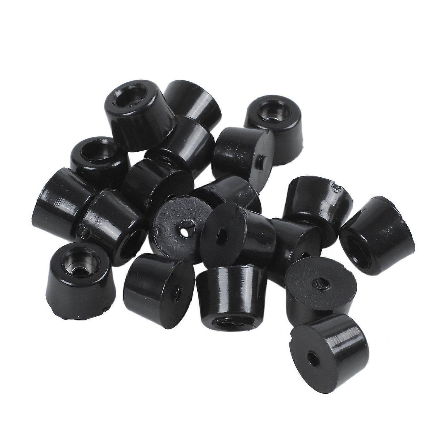 Rubber Anti Vibration Isolator Absorber Base Foot Pad 20Pcs Black
