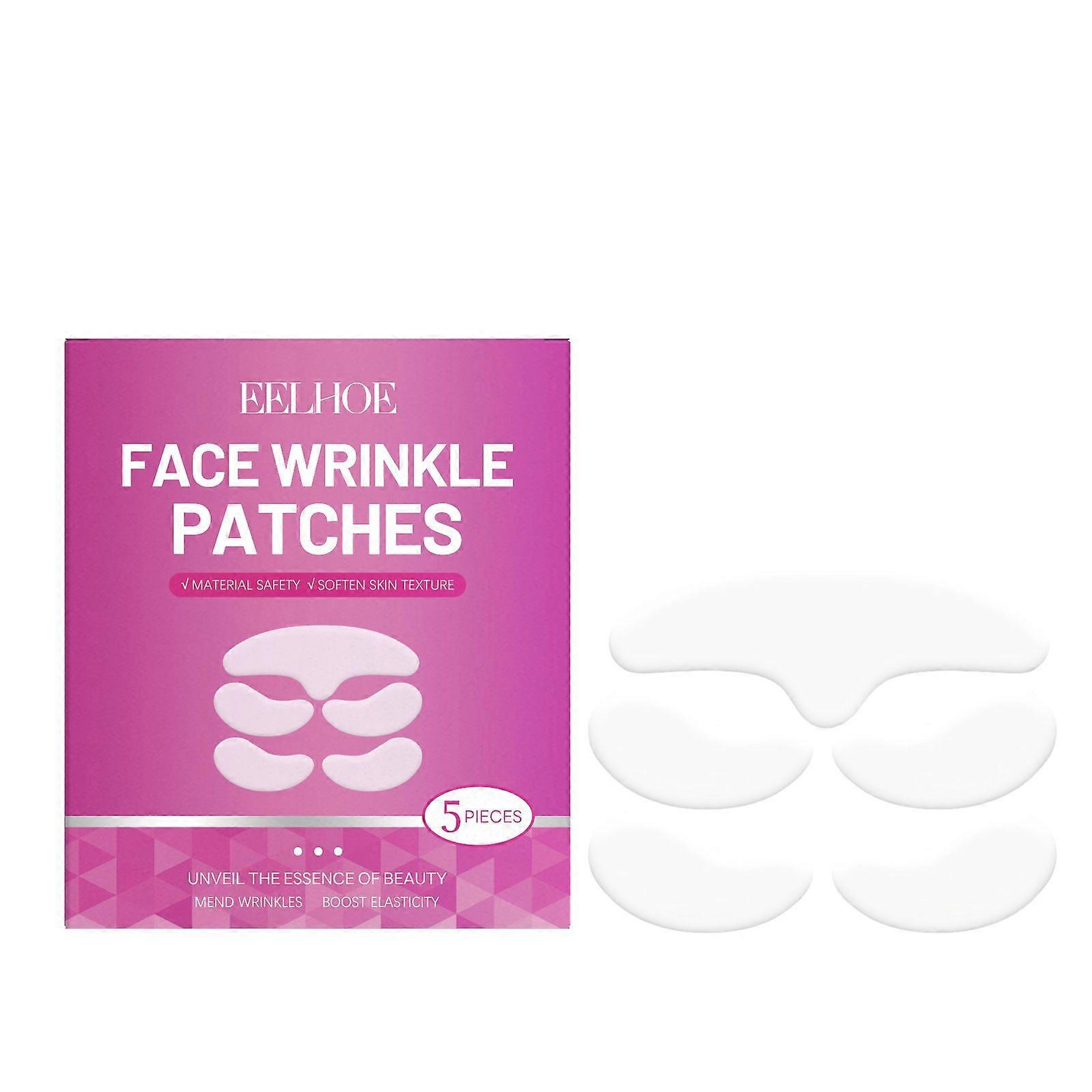 Collagen Face and Forehead Wrinkle Patches: Facial Wrinkle Patch for Overnight and Smile Line and Under Eye Patches Forehead Wrinkle Treatment