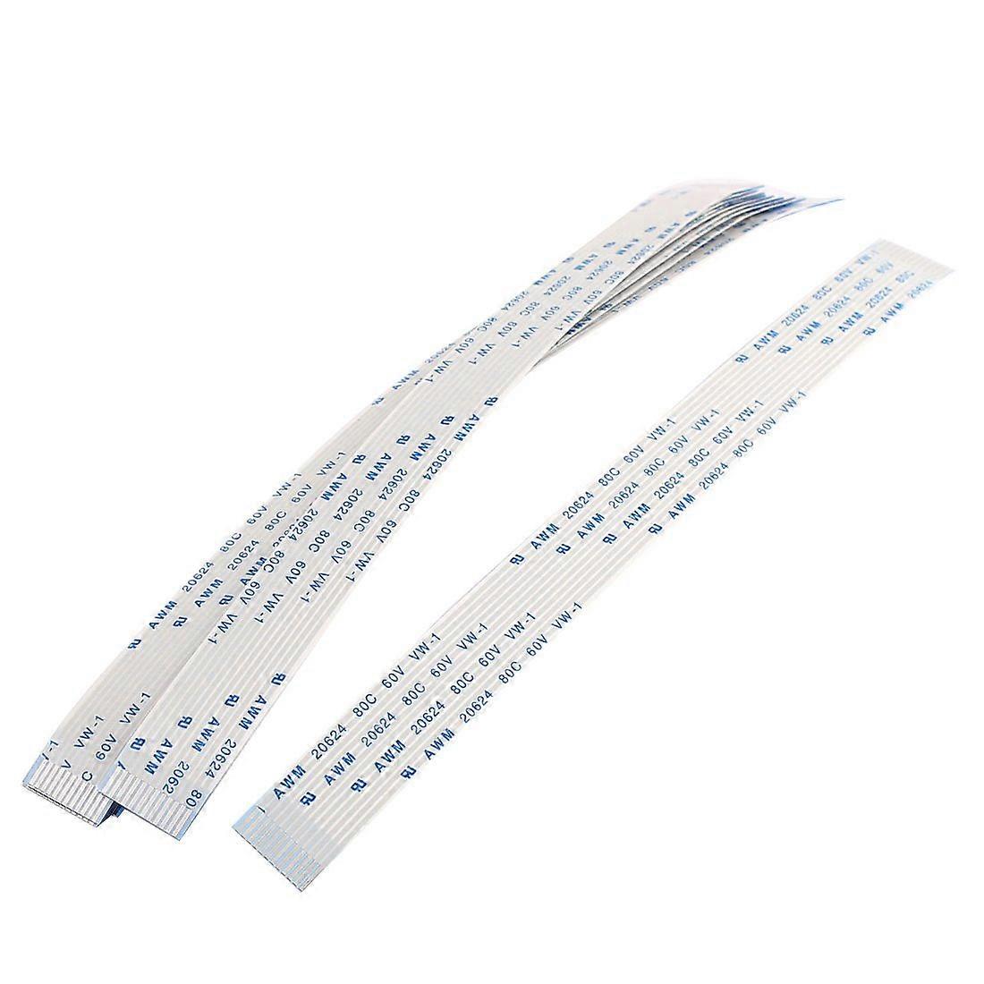 Sourcing Map A Type 1.0mm Pitch 12Pin AWM 80C 60V VW1 FFC 150mm 10Pcs