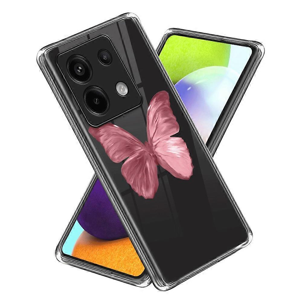 Compatible For Xiaomi Redmi Note 13 Pro 5G / Poco X6 5G Soft TPU Case IMD Pattern Printing Phone Cover