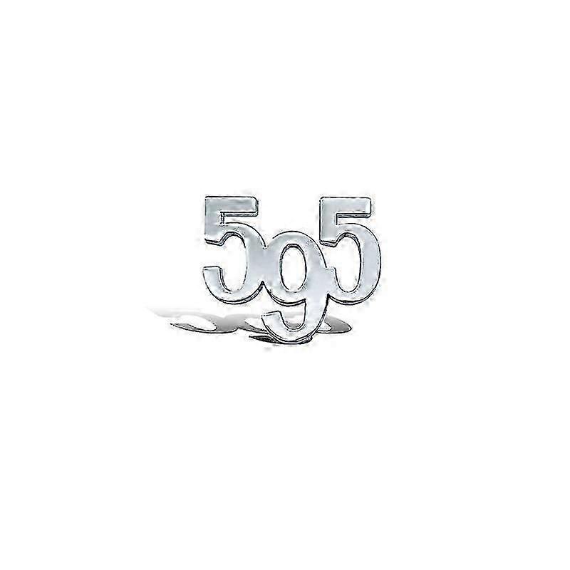Car Styling 3D Metal Logo Car Sticker Trunk Emblem Decal For Abarth 70th Anniversary 595 Esseesse Badge Competizione Turismo