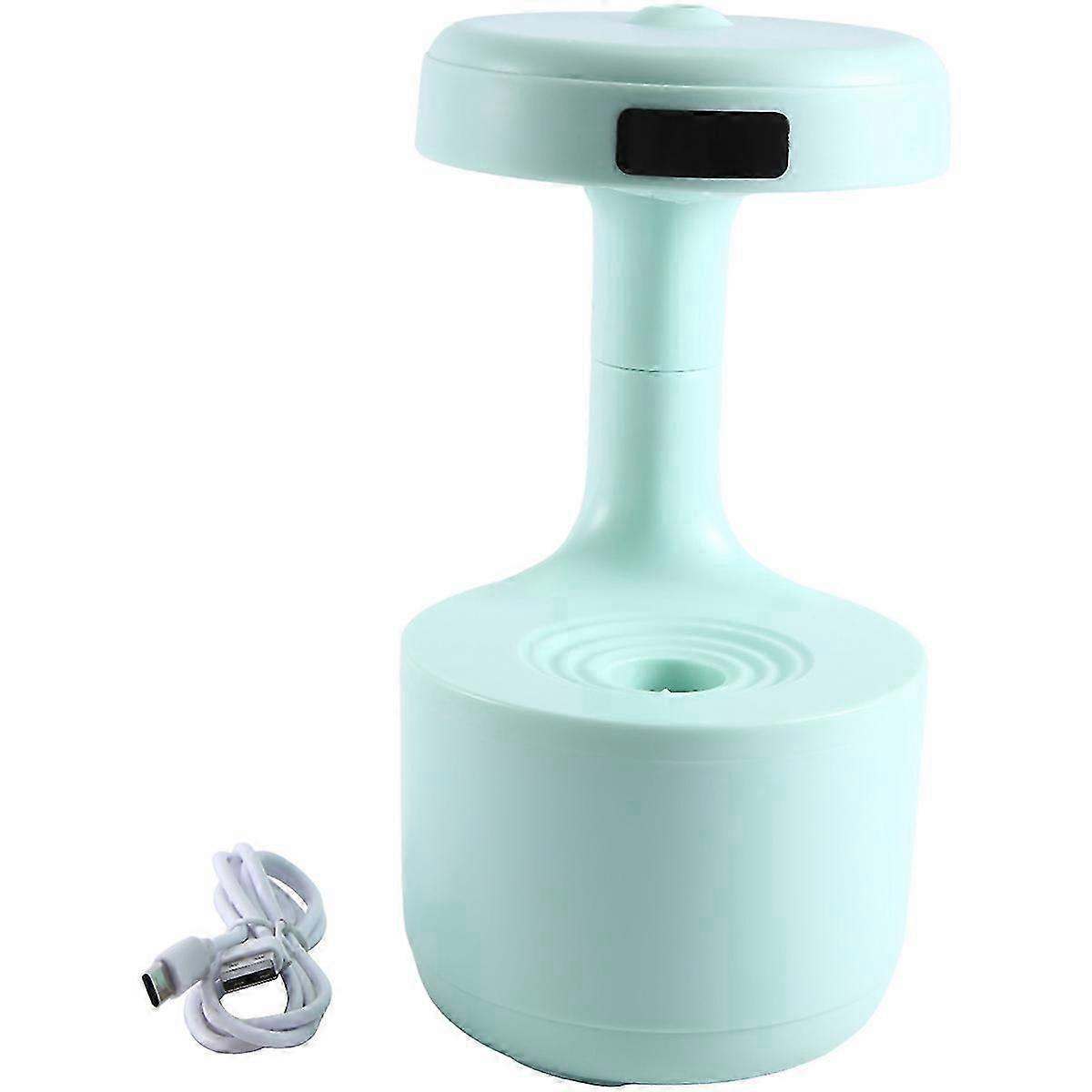 Water Droplet Air Humidifier 800Ml Anti- Diffuser Night Light Weightless Sprayer Decorations