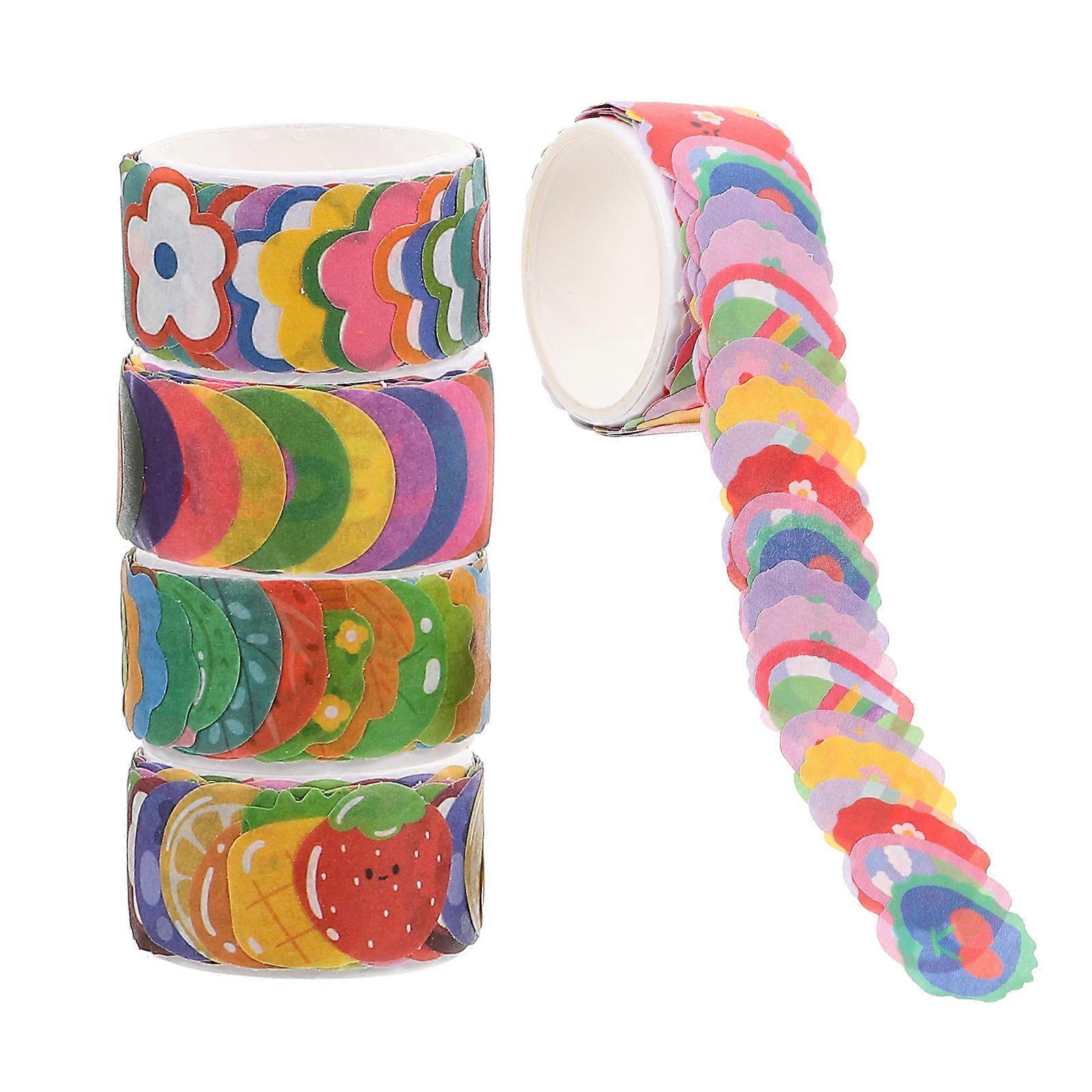 Decorative Washi Tape Scrapbook Decorative Tapes for DIY Crafts 5 Rolls Set