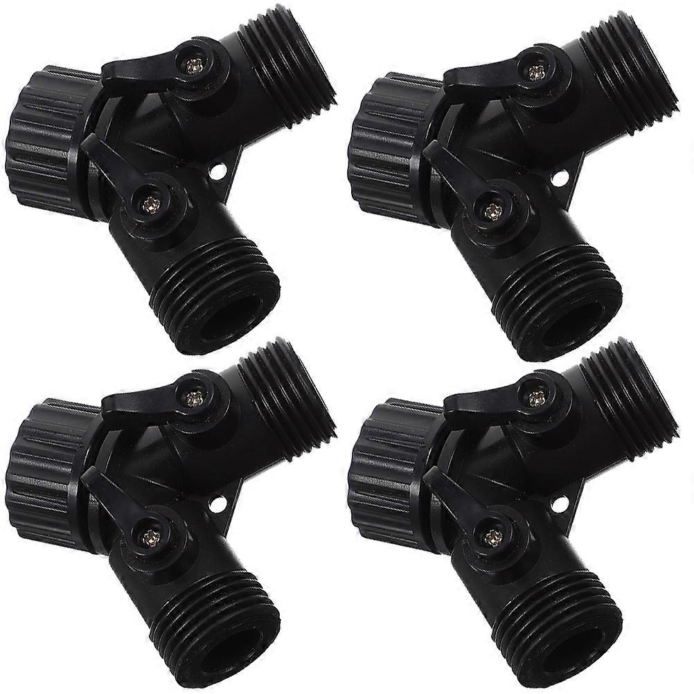 Garden Hose Adapter Y Type Adjustable Hose Splitter for Outdoor Use 20Pcs