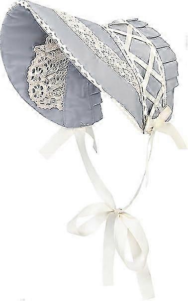 Women's tea party hat Victorian bonnet lace