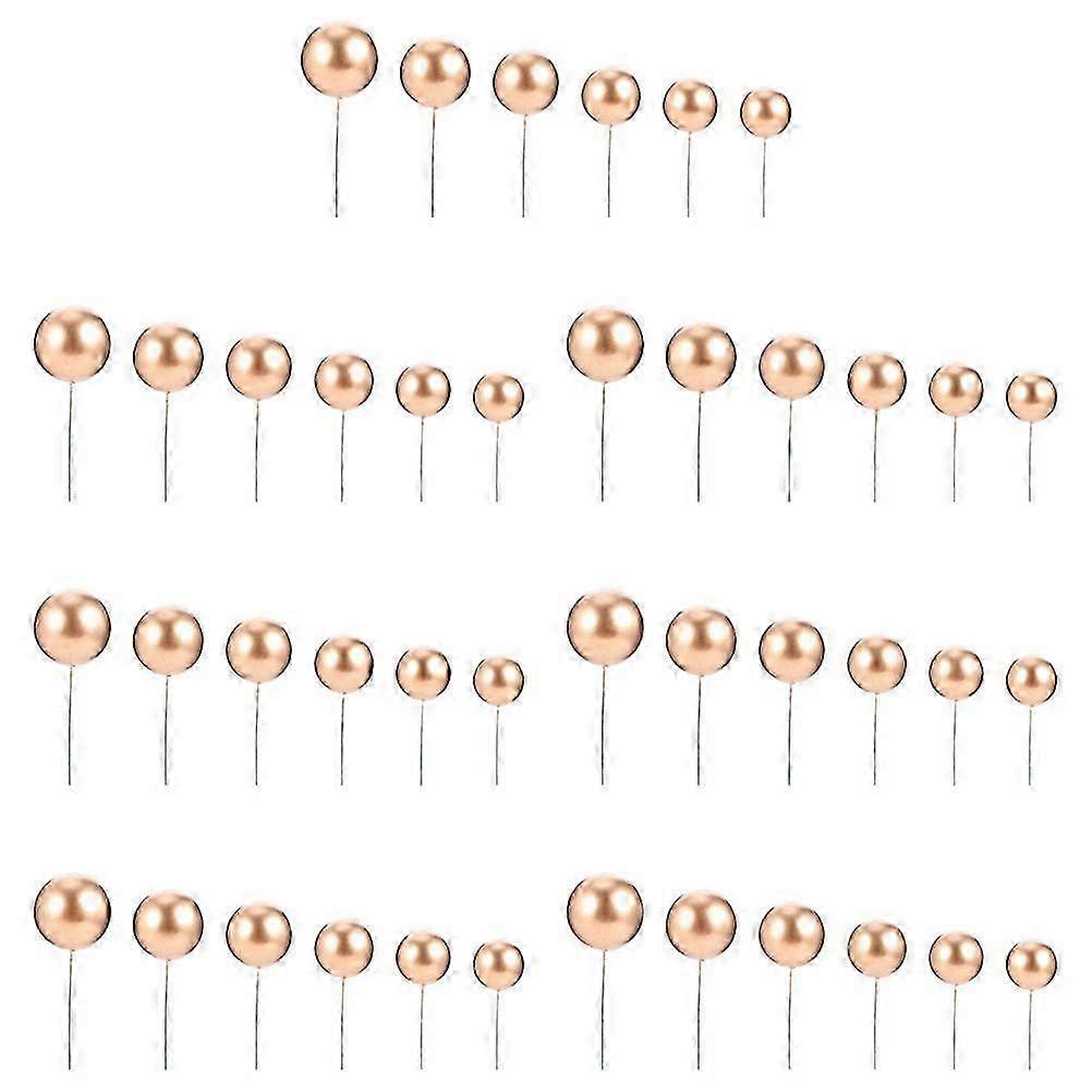 42Pcs Balls Cake Insert Toppers DIY Cake Insert Picks Decoration Cake Accessory