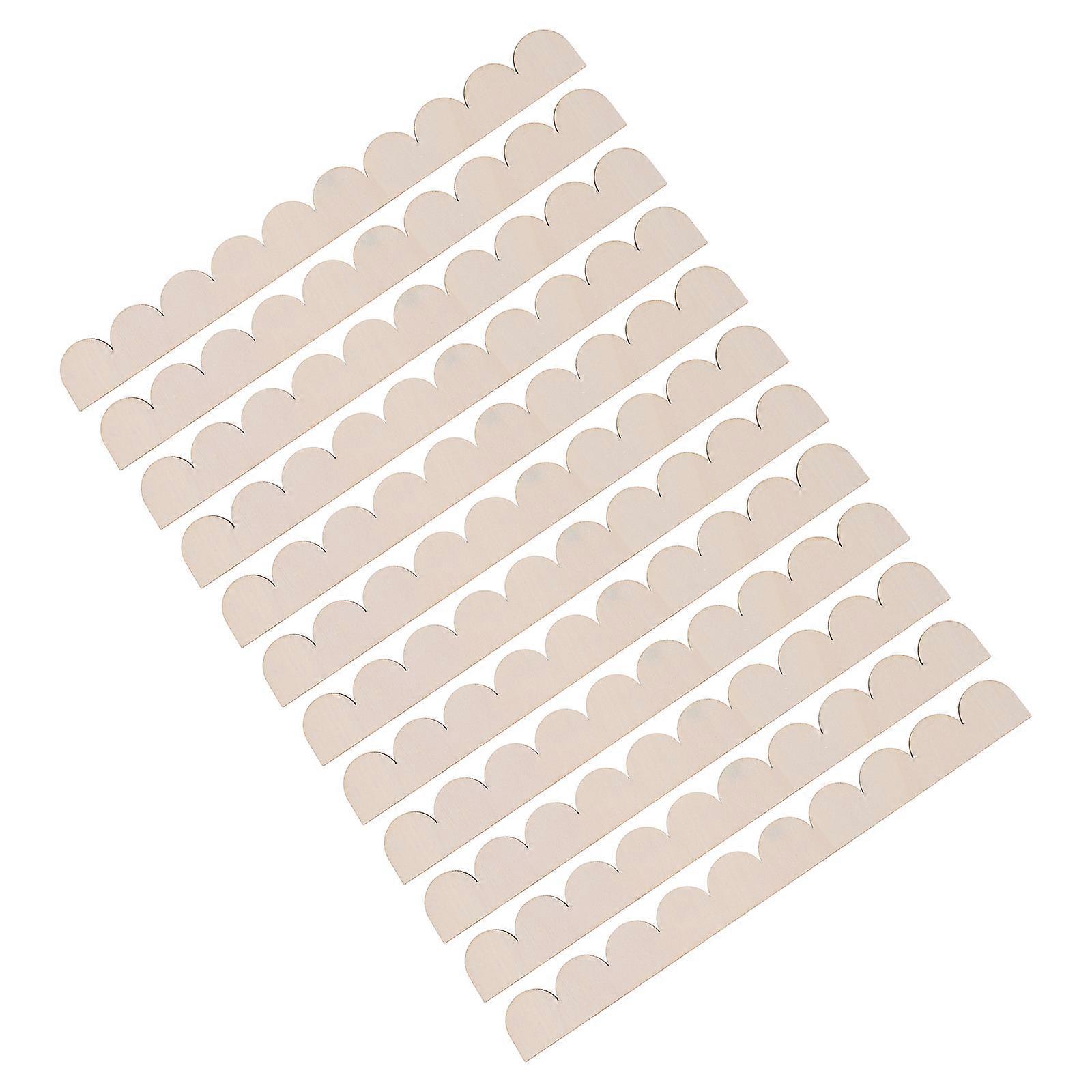 Wooden Frame Trim Unfinished Border Serving 36Pcs for Wall and Cabinet Decoration