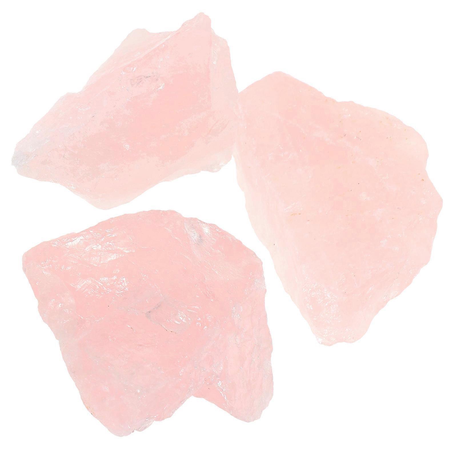 1 Bag Pink Crystal Stone for Decorating Desktop Crystal Craft Ornament