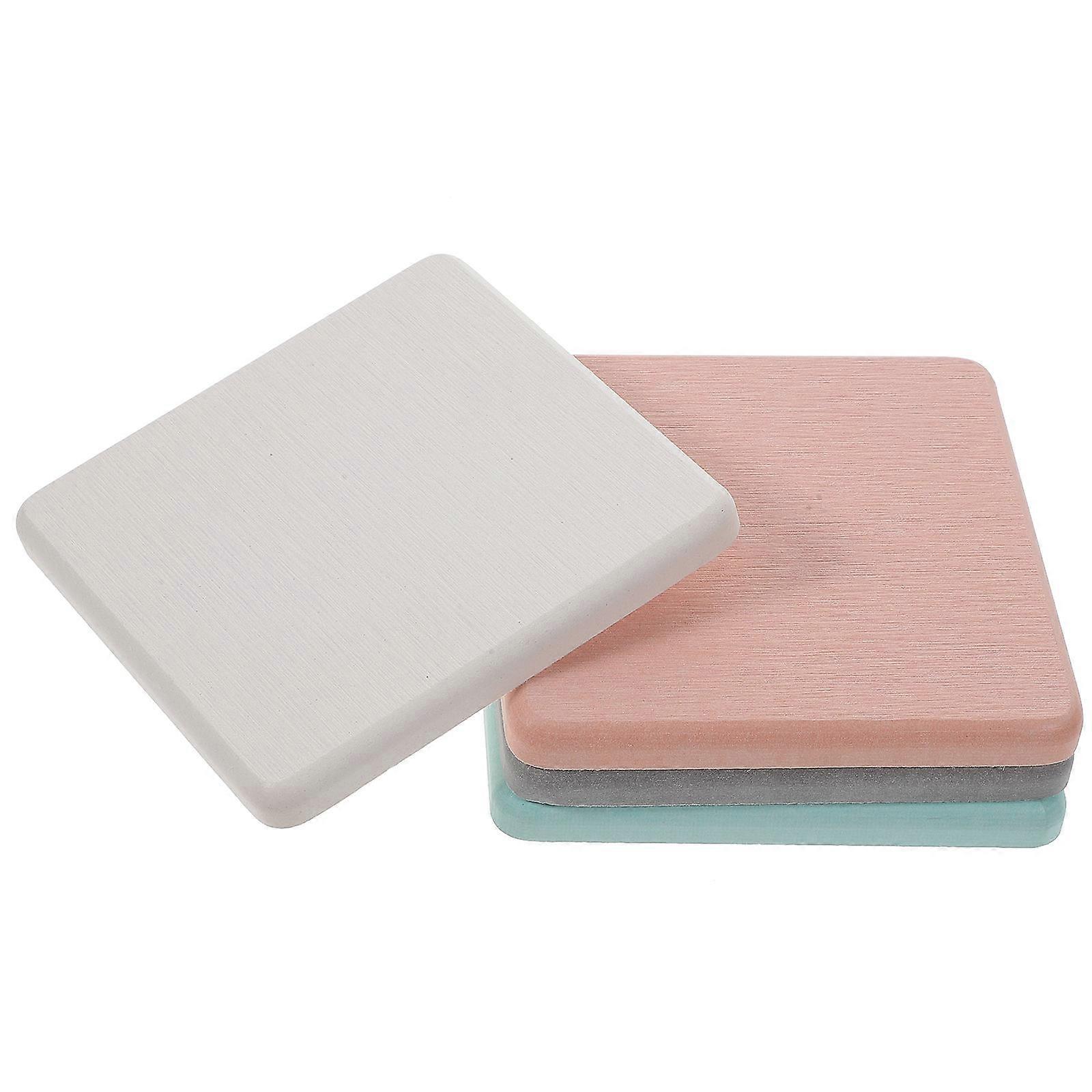Water Absorbent Cup Mat for Bathroom Countertop Assorted Color Diatom Mud Material with Non-Slip Function