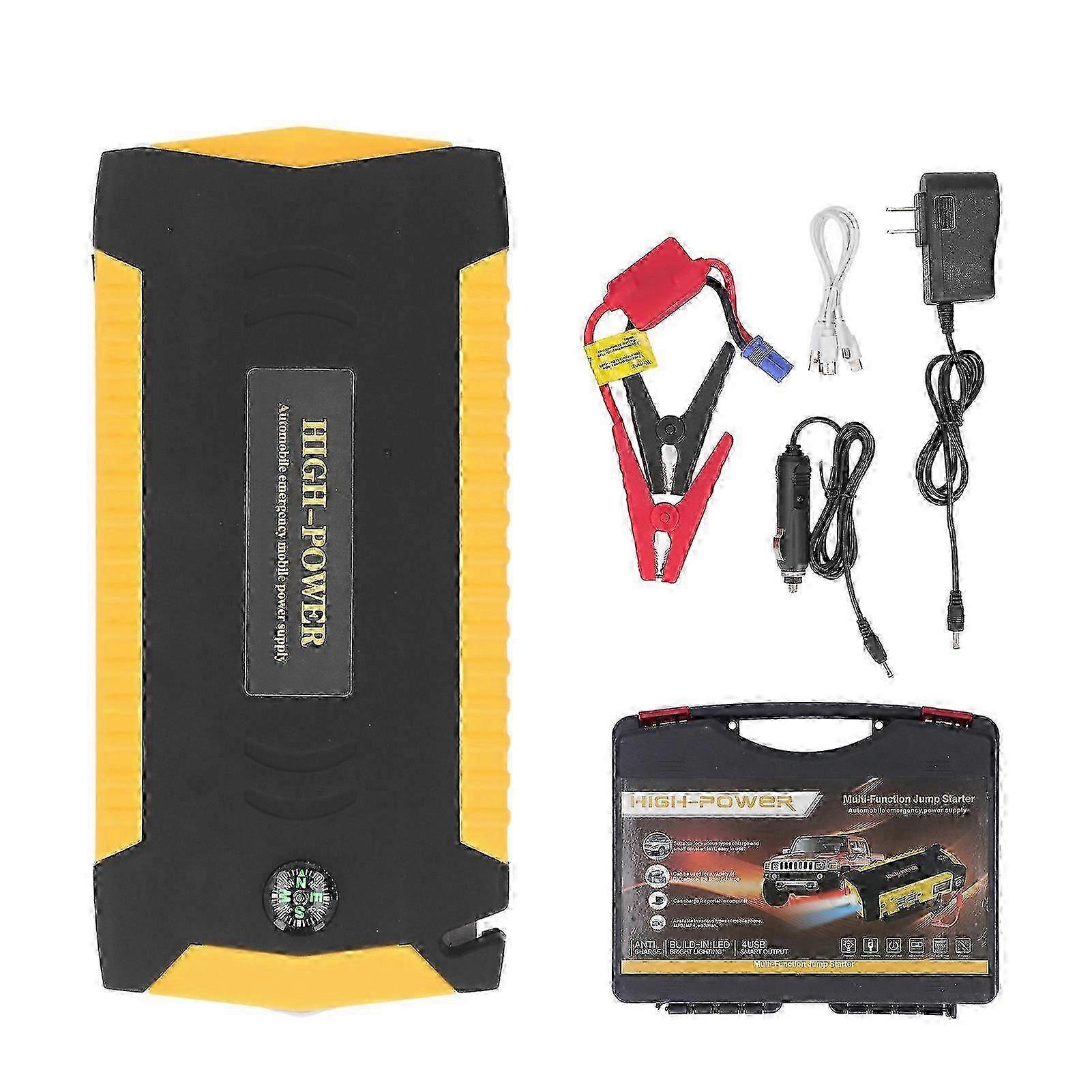 Jump Starter Power Pack Car Battery Charger 69800mah Large Capacity Intelligent Fully Automatic Maintenance 100240V US Plug