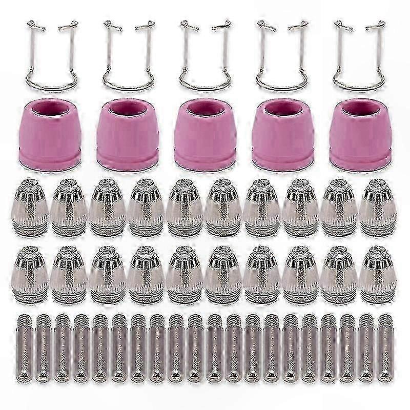 Plasma Cutter Torch Tip Nozzles Consumables Kit for Cutting Applications Accessories