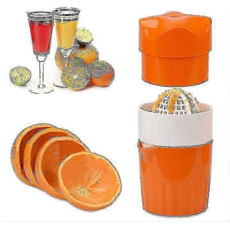 Manual Citrus Juicer with Strainer for Orange, Lemon, Lime - Hand Squeezer