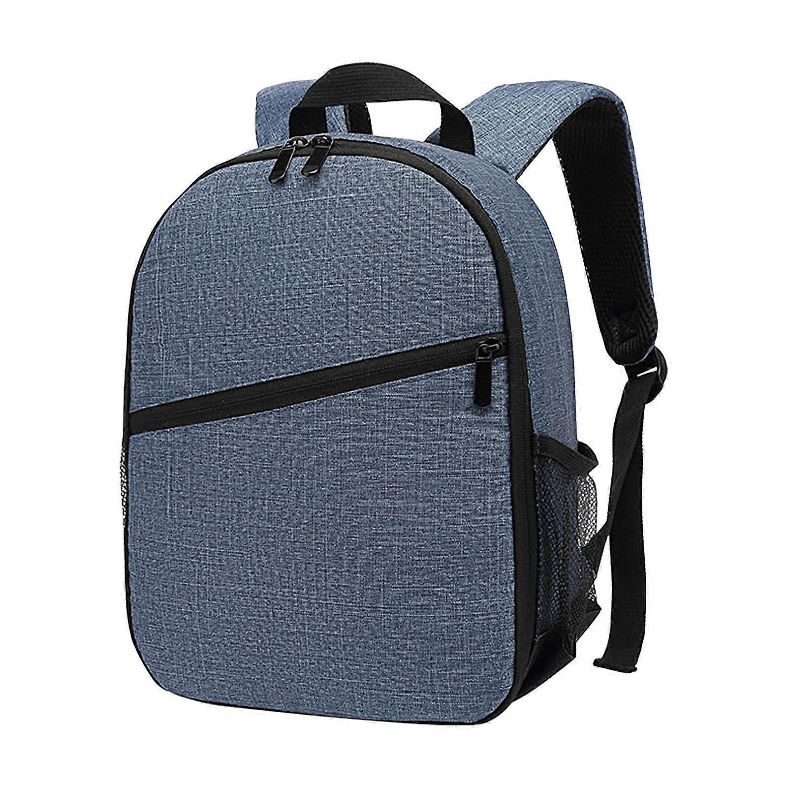 Professional Backpack for Camera Large Capacity Waterproof DSLR/SLR Bag With Lenses, Flashes, Tripods, Accessories Blue