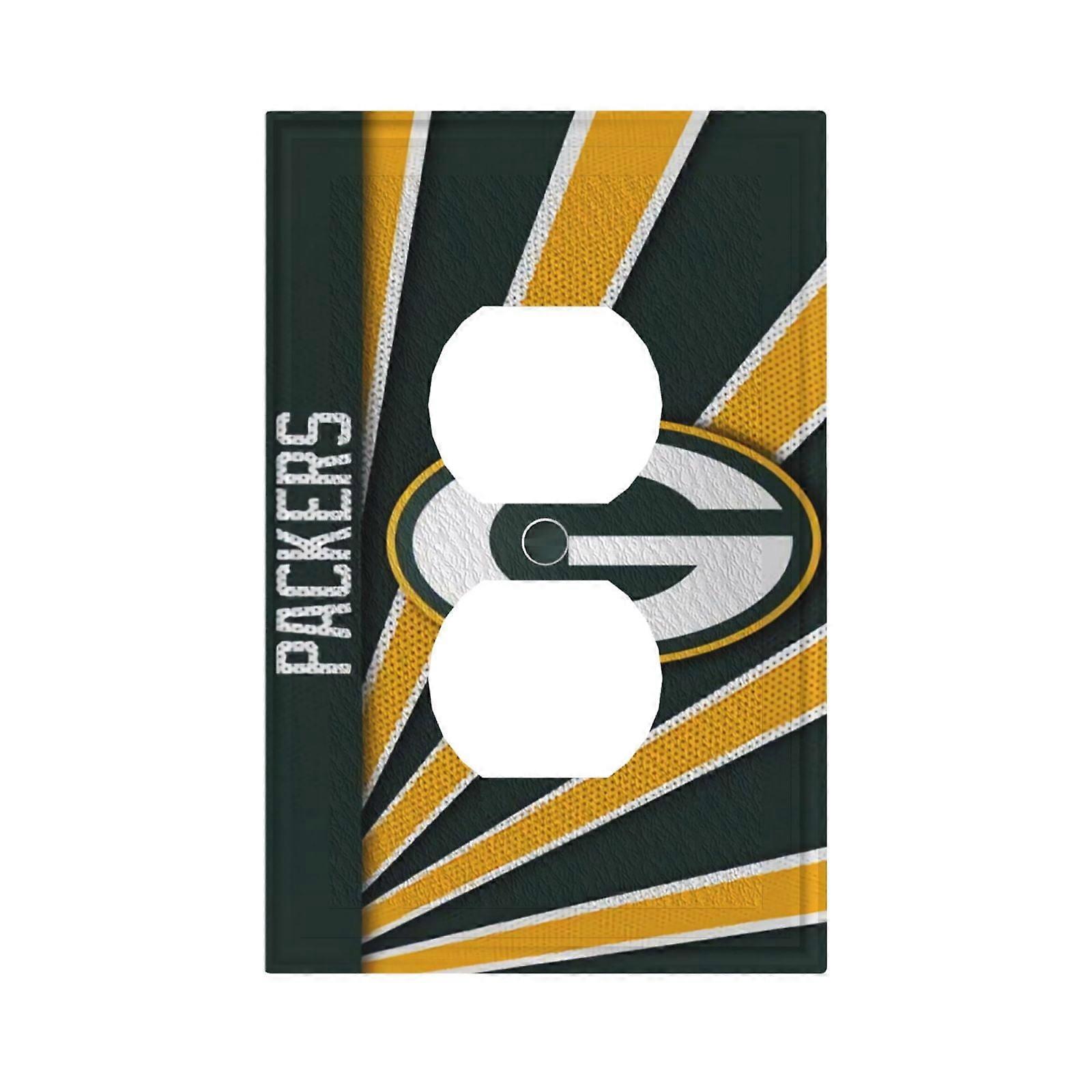 Packers Switching Lights Single Leather Roman Frame Switch Panel Wall Panel Single Double/Pull Light Switch