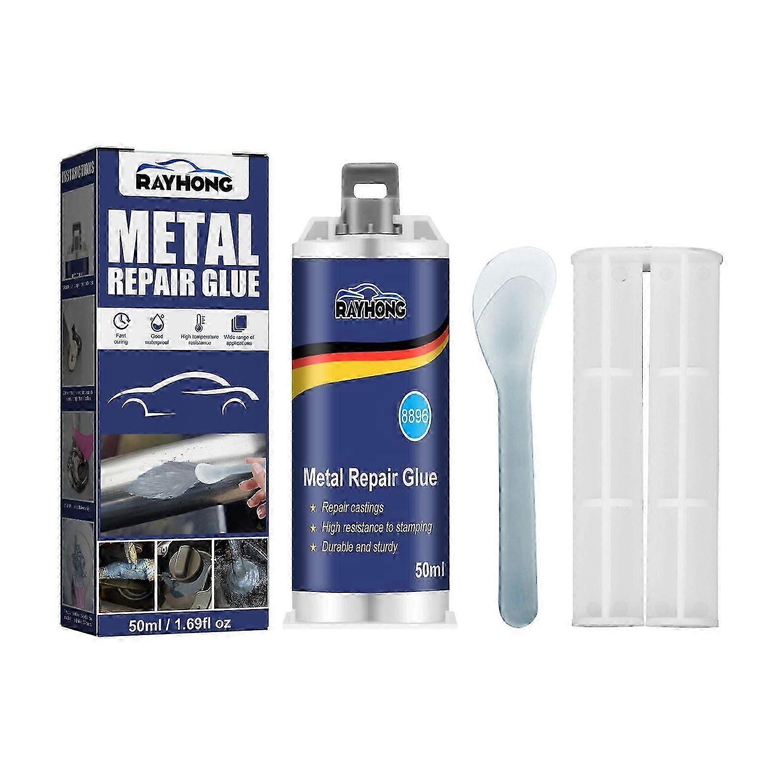 High-Temperature Metal Casting Adhesive (50ml) - Strong Welding Solution for Cracks & Defects