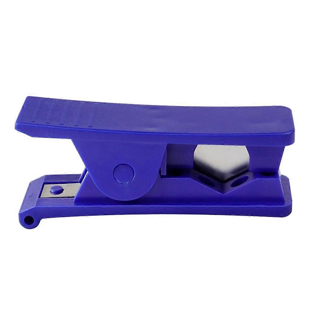 Small Tube Cutter Ergonomic Handle For Comfortable Grip Compact Size For Electricians DIY Enthusiasts Blue