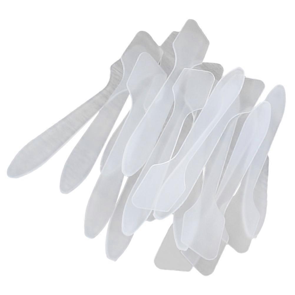 Cosmetic Spatula for Mixing with 150Pcs Plastic Makeup Mask Spoons