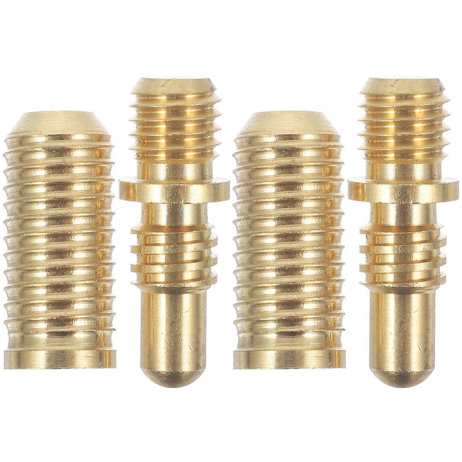 2 Sets Pool Cue Joint Pin Screws Billiard Cue Tip Inserting Screws Billiard Cue Hardware Supplies