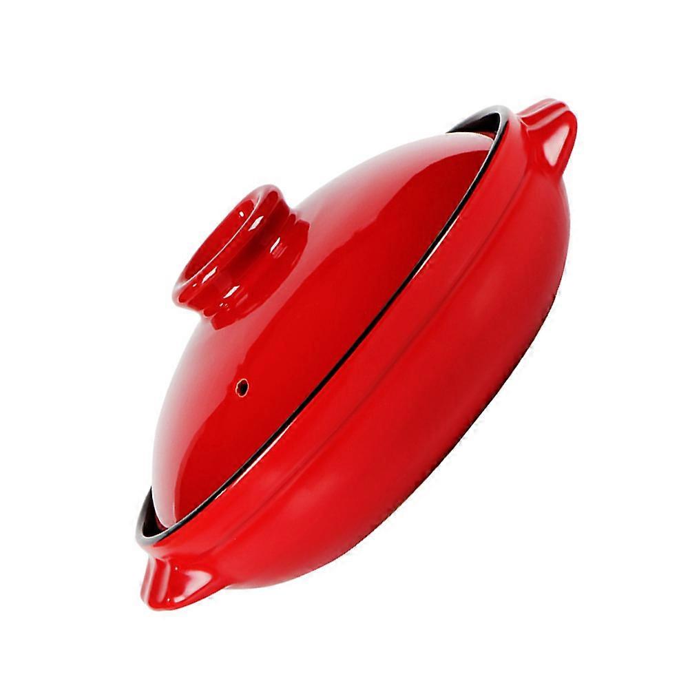 Stew Pot Home Cooking Red 27.5x12cm Simple 1Set