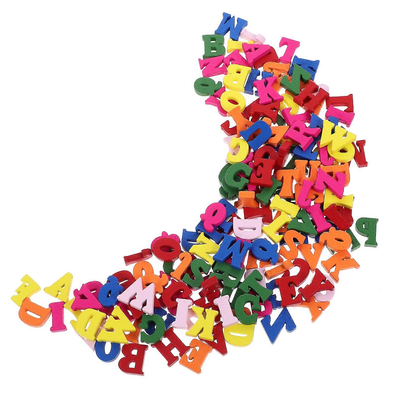 Wooden Alphabet Letters Decorative for Crafts 1000Pcs Colorful Ornaments