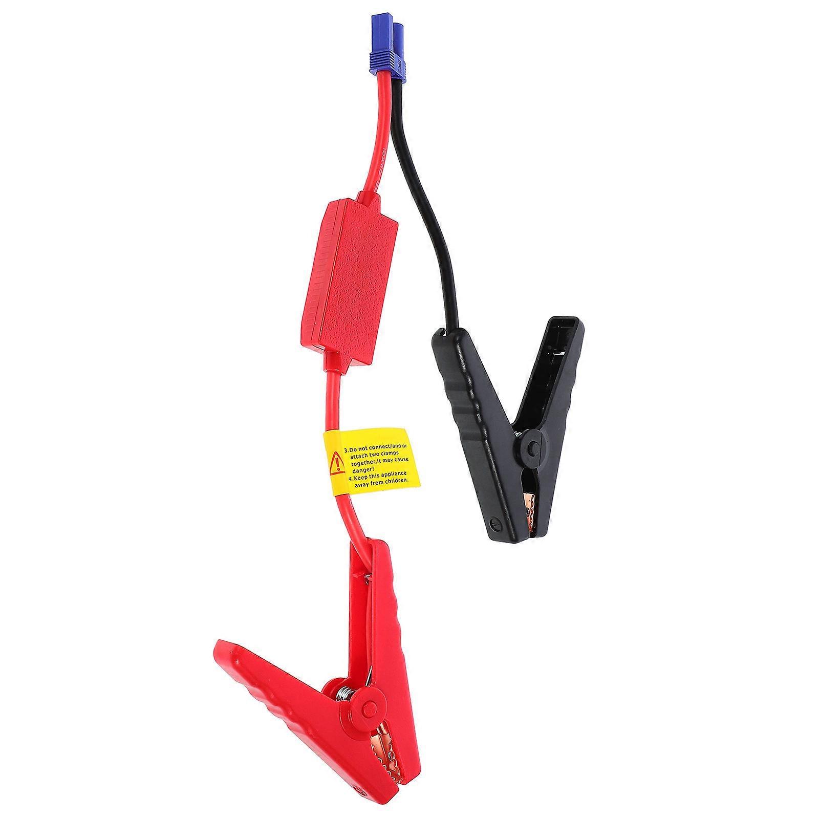 Heavy Duty Battery Cable Clamps Jump Starter Clip For Vehicles Assorted Color One Set