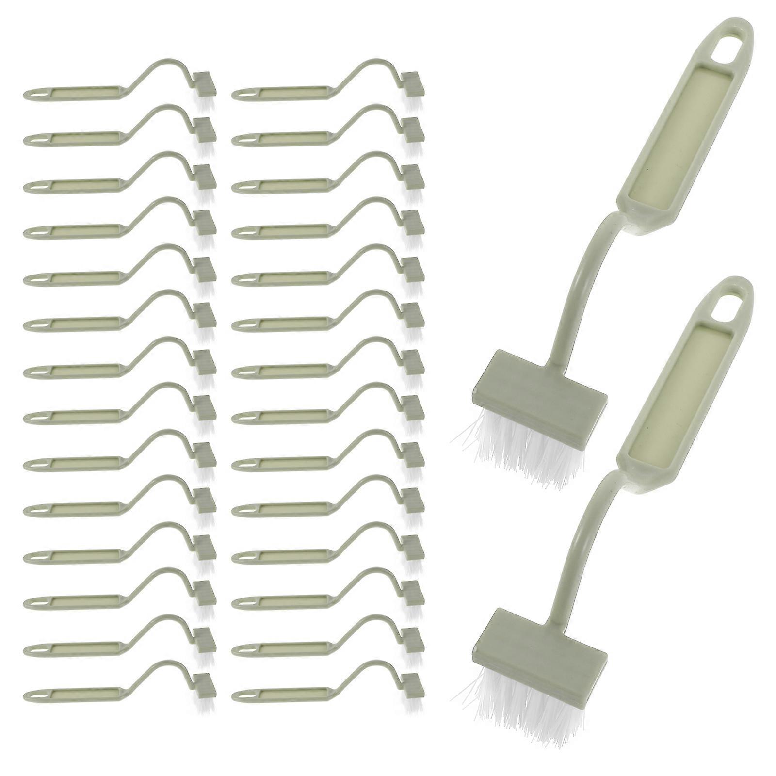 Plastic Toilet Brush 3Pcs for Deep Cleaning with Ergonomic Curved S Shape
