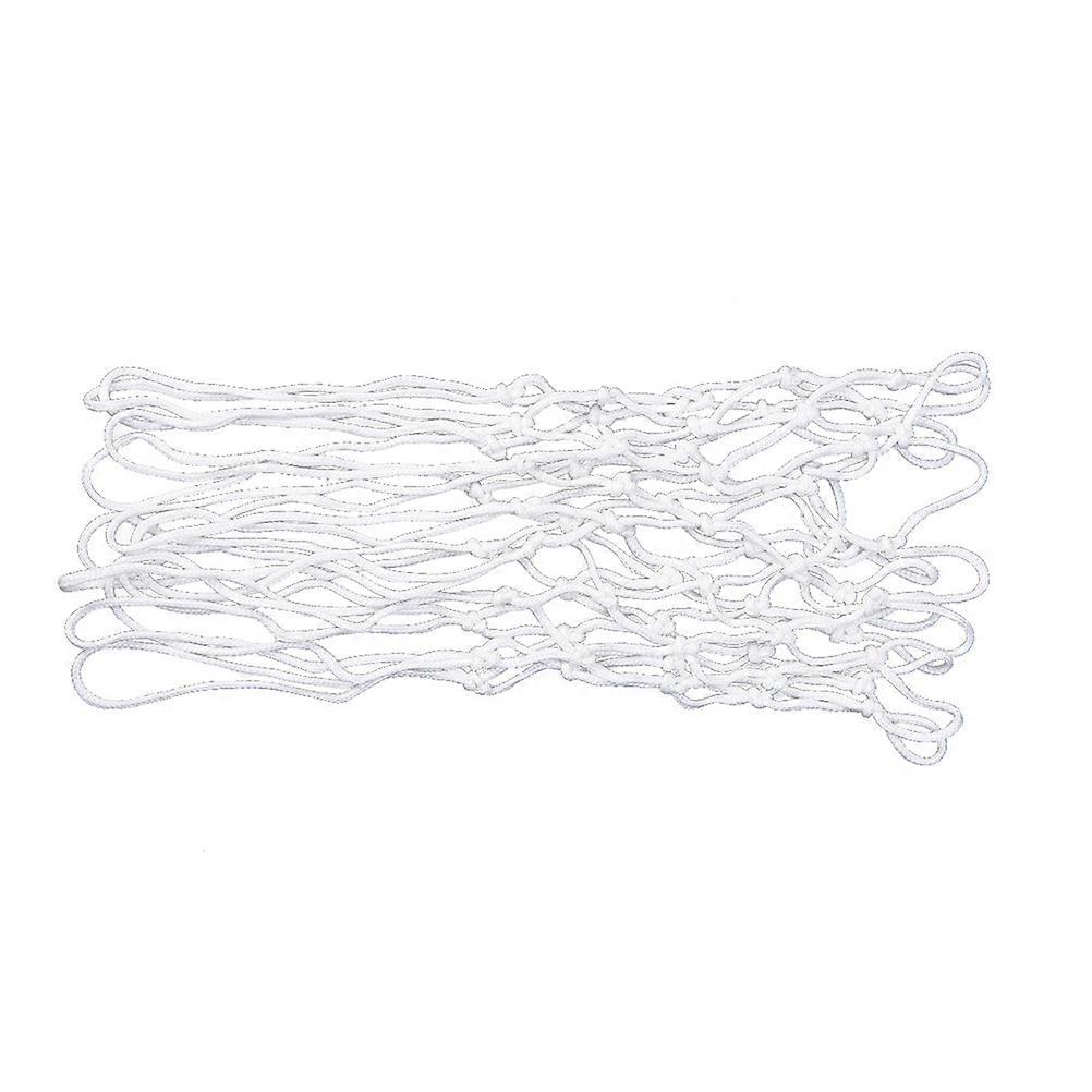 White Polyester Basketball Net for Basketball Heavy Duty Braided