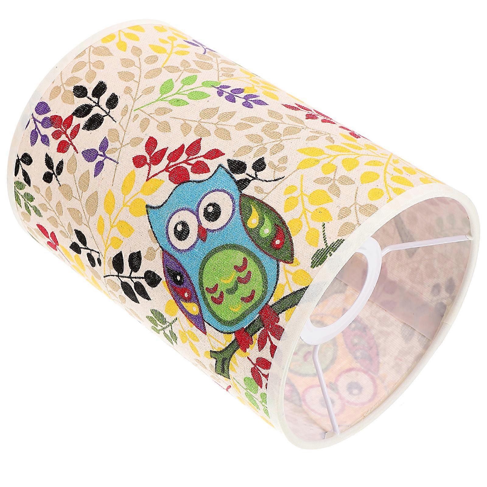 Lampshade for Wall Lamp Round Shape Home Decor Linen Material 7.9×5.5×5.5in 1Pcs