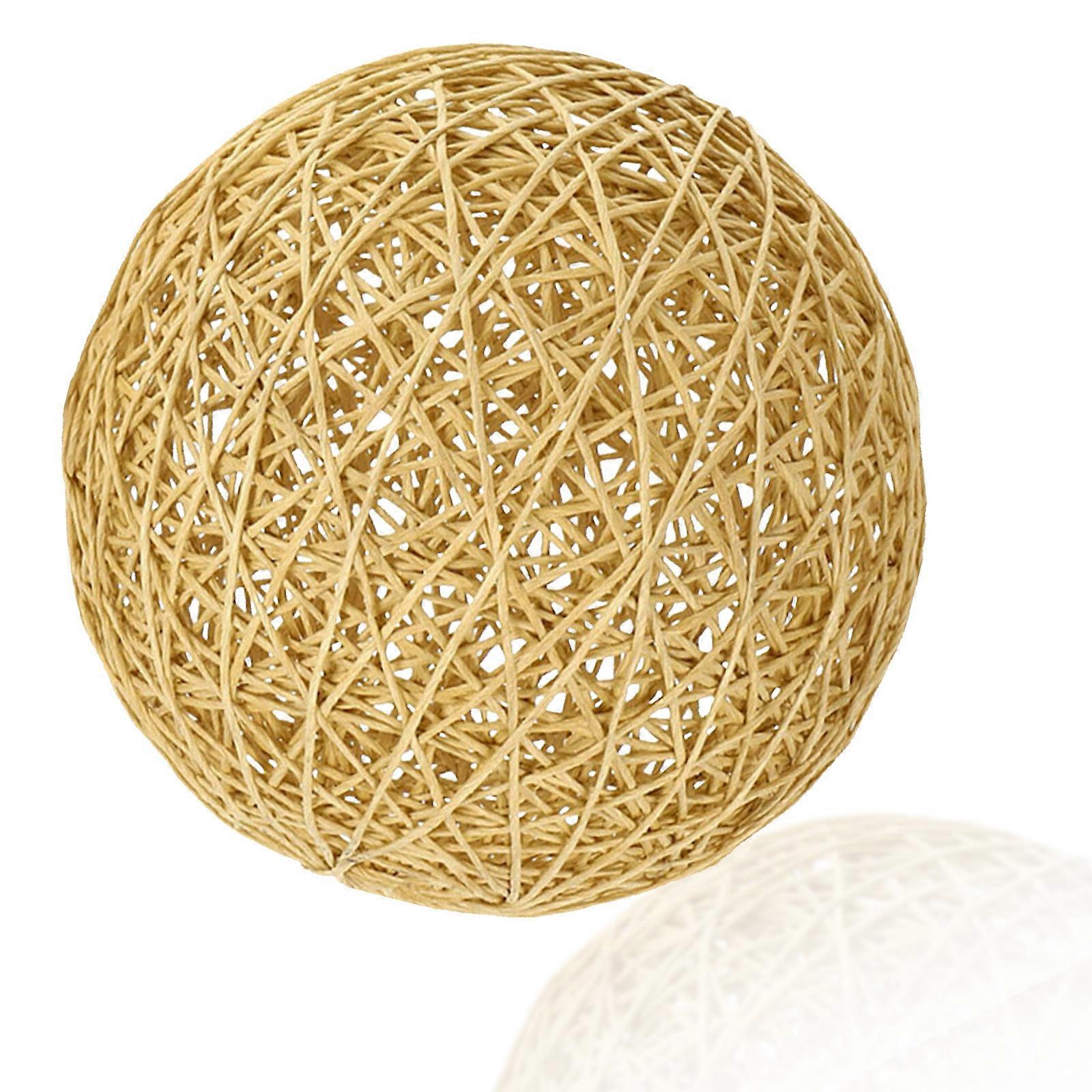 Rustic Style Woven Lamp Shade for Pendant Lamp Set of 3Pcs