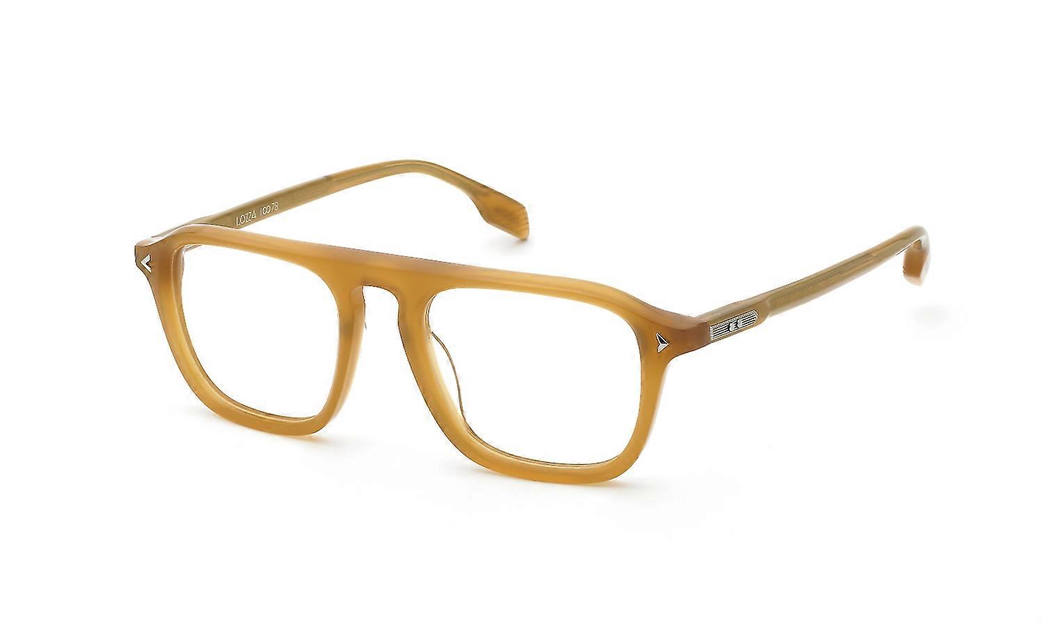 Eyewear Frames Lozza VL4395M 0V72 COGNAC Transparent LUCIDO 53/21/145 MAN