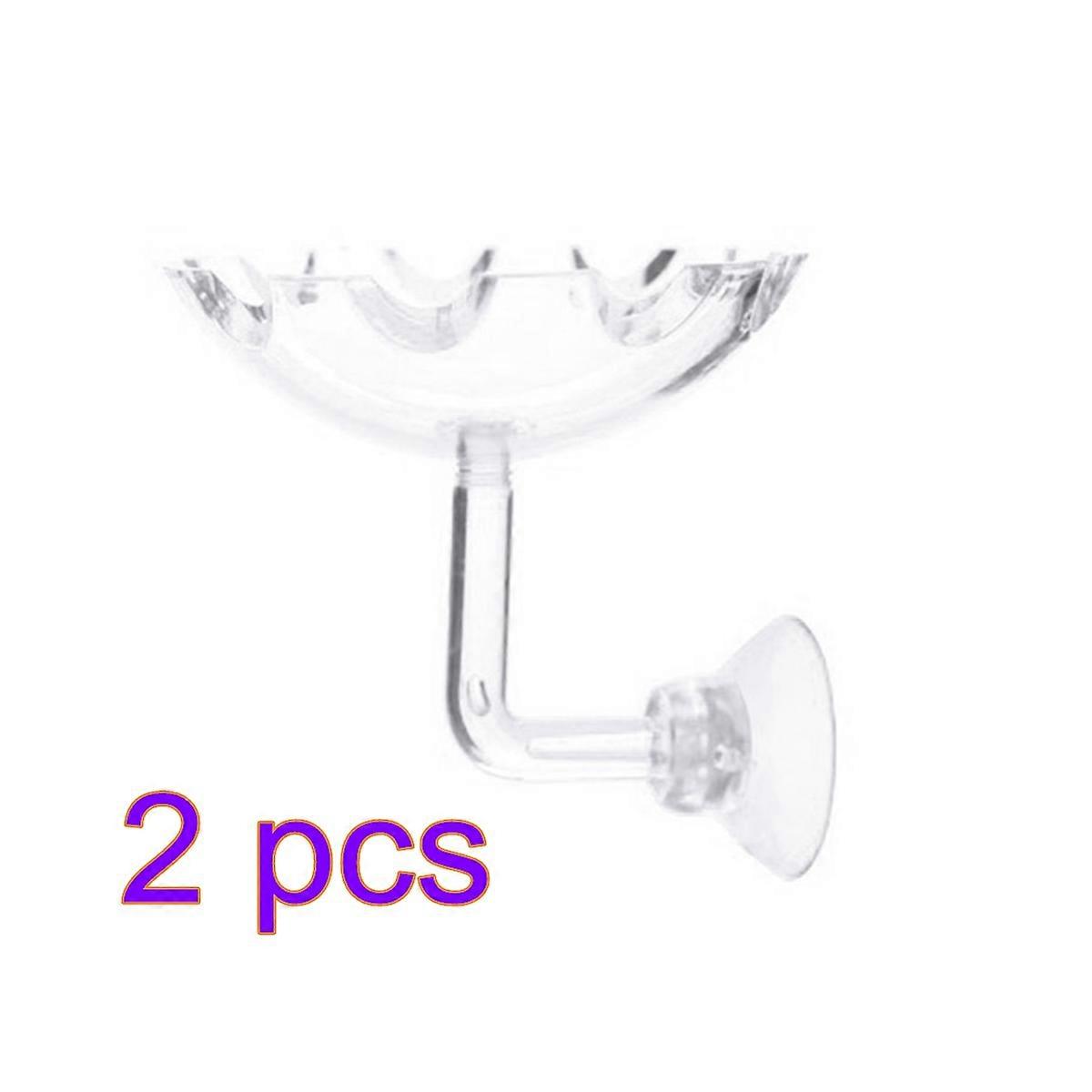 Shrimp Dish Acrylic Feeding Bowl for Aquarium Use Transparent Style